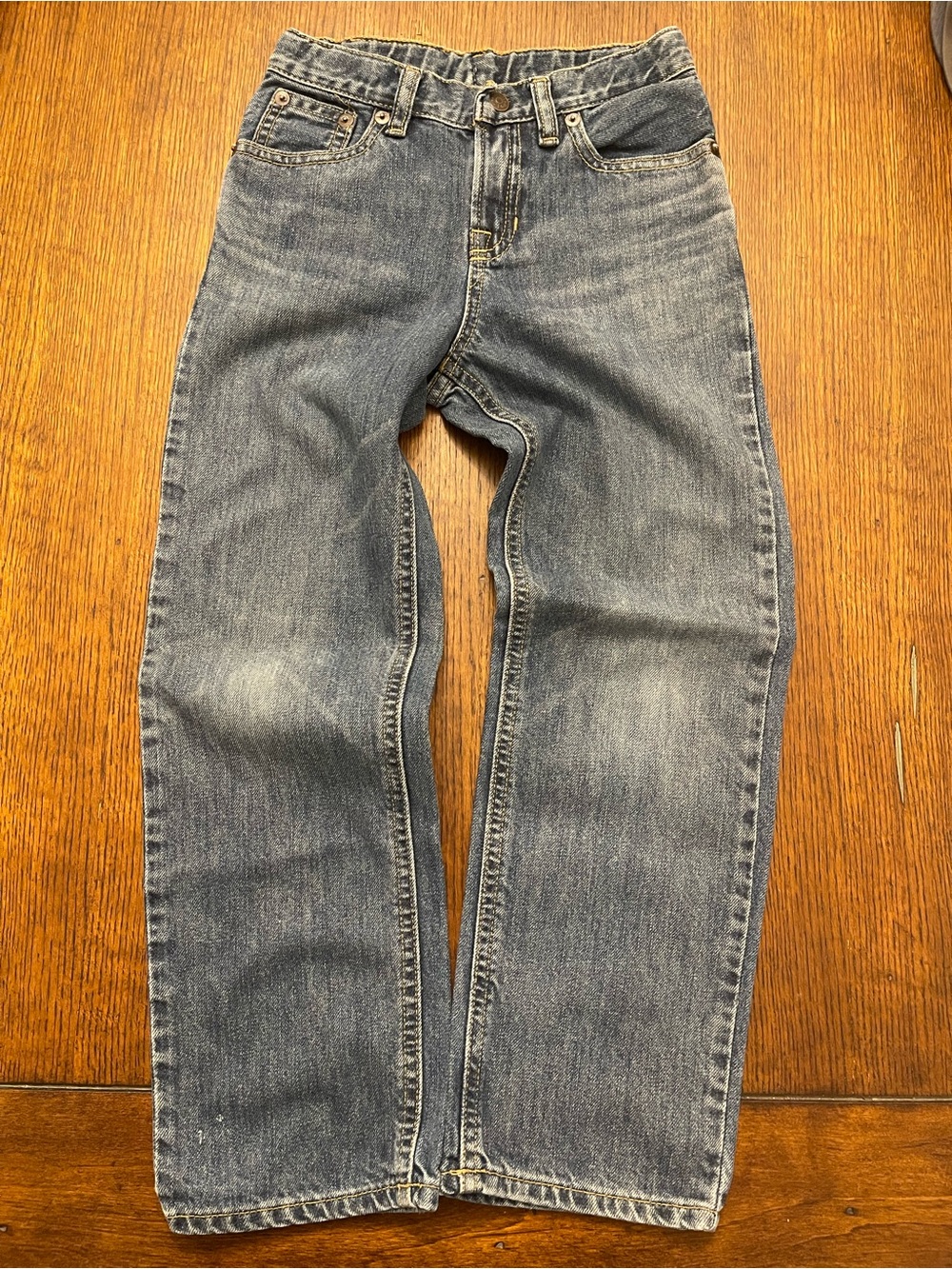 Ralph Lauren Boys Size 6 Classic Straight-Leg Jeans in Faded Blue